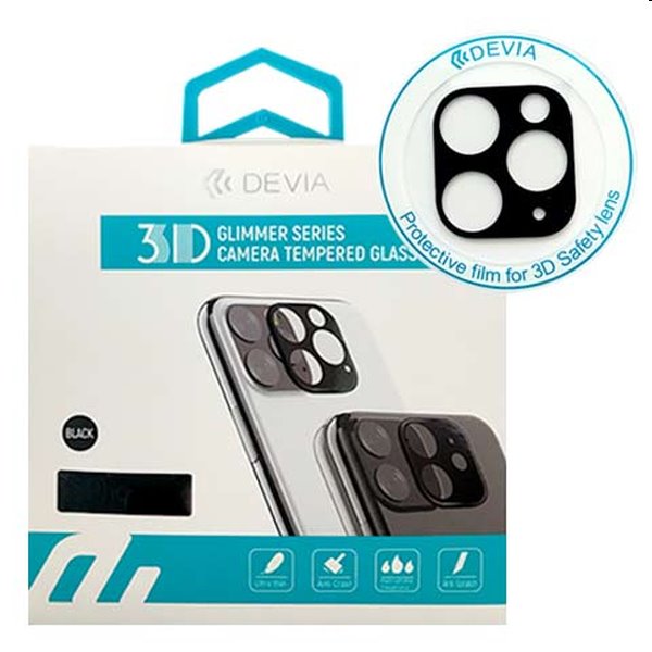 Ajándék - Devia védőüveg a fényképezőgépre Apple iPhone 11 Pro és 11 Pro Max számára, fekete ár 2.090 Ft
