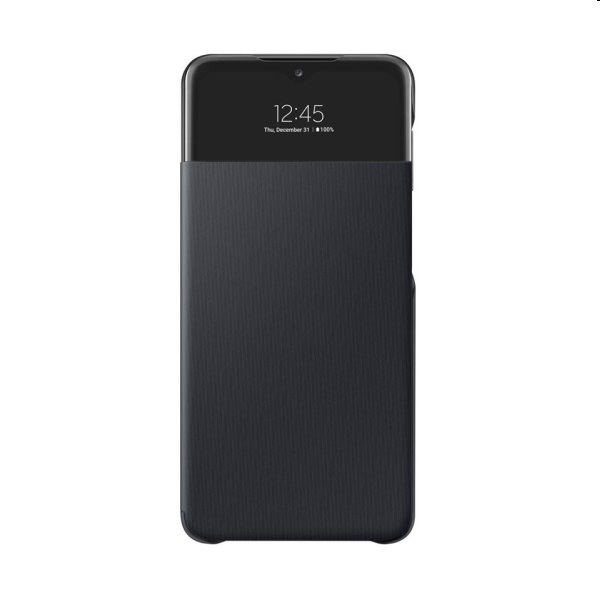 Tok S View Cover  Samsung Galaxy A32 5G - A326B, black (EF-EA326PB) - OPENBOX (Bontott termék teljes garanciával)