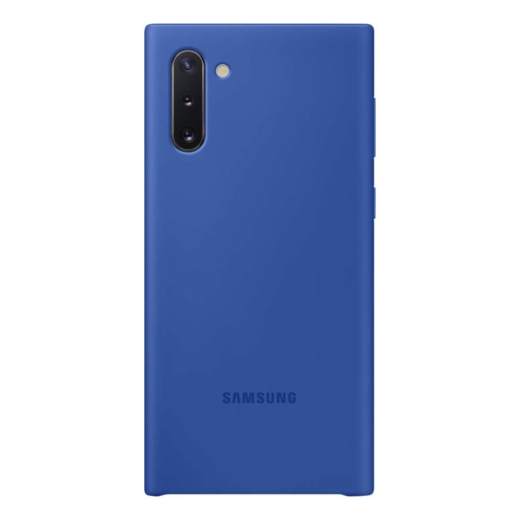 Samsung Silicone Cover Note 10, blue - OPENBOX (Bontott csomagolás, teljes garancia)