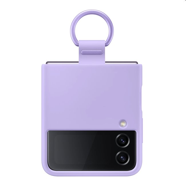 Tok Silicone Cover ujjtartóval for Samsung Galaxy Z Flip4, lavender