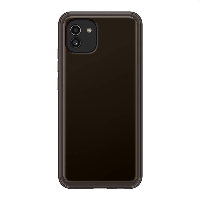 Tok Soft Clear Cover for Samsung Galaxy A03, black
