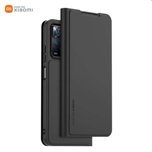 Made for Xiaomi Book Tok for Xiaomi Redmi Note 11 Pro 4G/5G, fekete