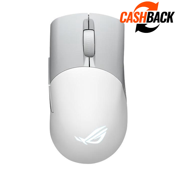 ASUS ROG Keris Wireless Aimpoint Lightweight RGB Gaming Mouse játékos egér, fehér