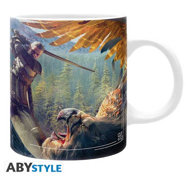Geralt and the Griffon (The Witcher) 320 ml bögre