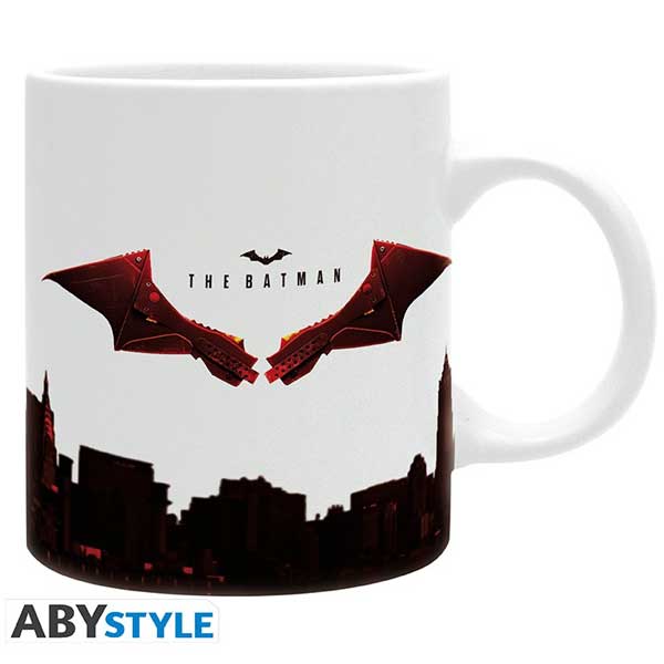 The Batman White Mate (DC) bögre
