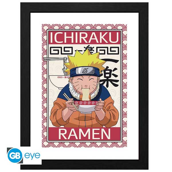 Ichiraku Ramen (Naruto) bekeretezett plakát
