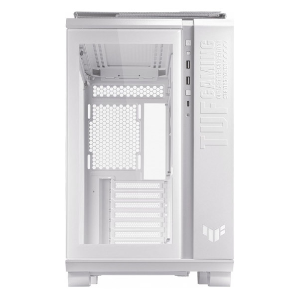 ASUS GT502 TUF GAMING TEMPERED GLASS Case ház, fehér