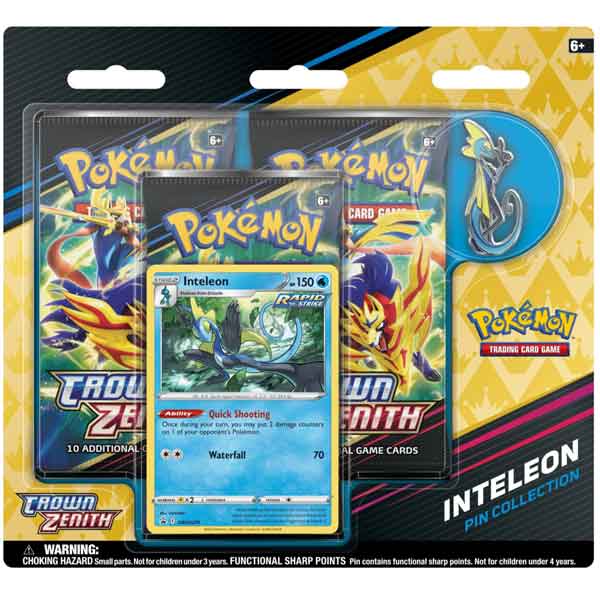 Pokémon TCG: Sword & Shield 12.5 Crown Zenith Pin Collection Inteleon (Pokémon) kártyajáték
