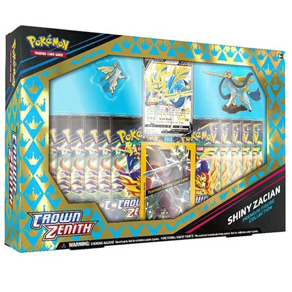 Pokémon TCG: Sword & Shield 12.5 Crown Zenith Figure Collection Shiny Zacian kártyajáték
