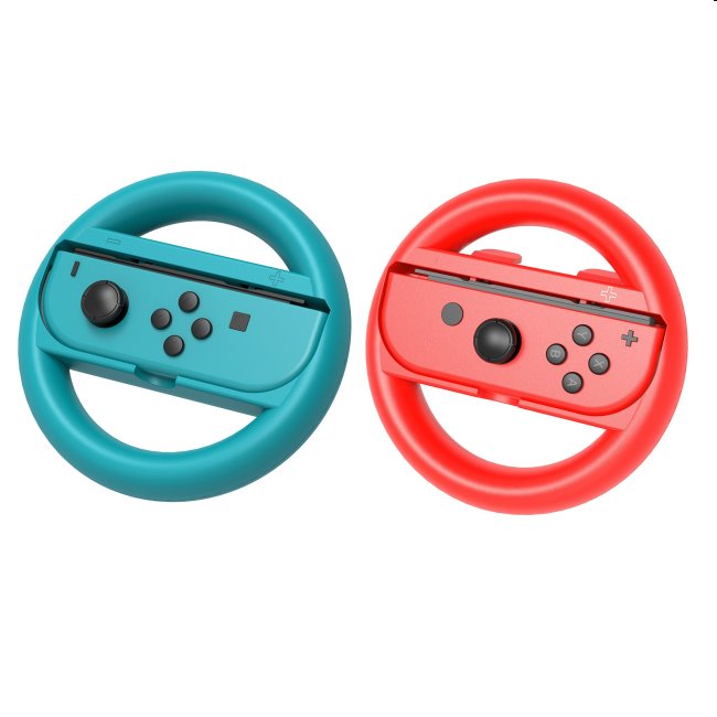 iPega steering wheel Nintendo Joy-Con vezérlő számára, blue/red (2db)