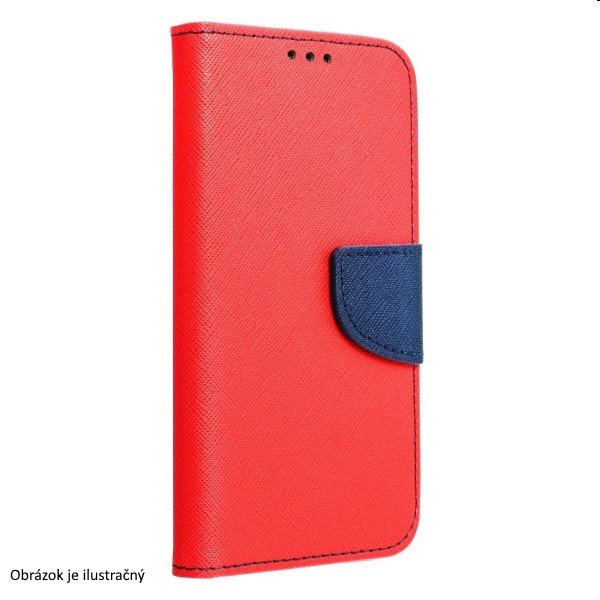 FANCY Book tok Xiaomi Redmi Note 12 Pro 5G számára, piros/kék