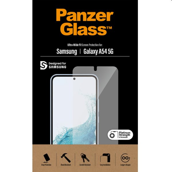 PanzerGlass Re:fresh UWF védőöveg felhelyezővel Samsung Galaxy A15/A15 5G számára, fekete