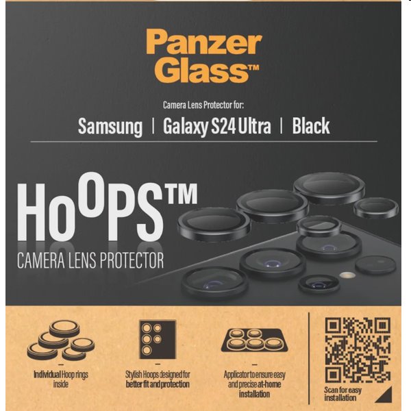 PanzerGlass Hoops védőtok a fényképezőgép lencséjére Samsung Galaxy S24 Ultra számára