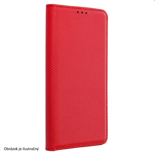 Smart Case Book tok Samsung Galaxy A15 4G/A15 5G számára, piros