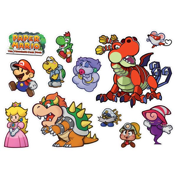 Ajándék - Paper Mario: The Thousand - Year Door Magnet Set ár 4.190 Ft