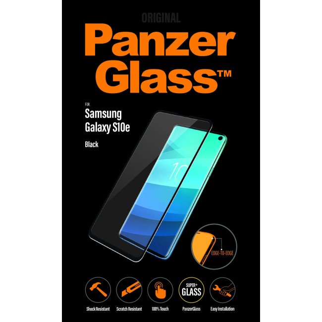 Védőüveg PanzerGlass egész kijelzőre Samsung Galaxy S10e - G970F, fekete