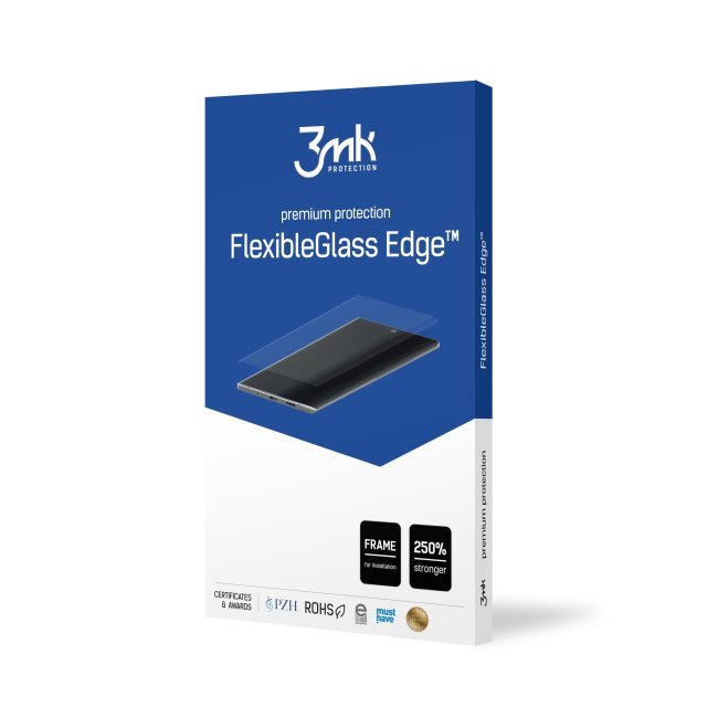 Hibrid védőüveg 3mk FlexibleGlass Edge  Huawei P30 Pro, fekete