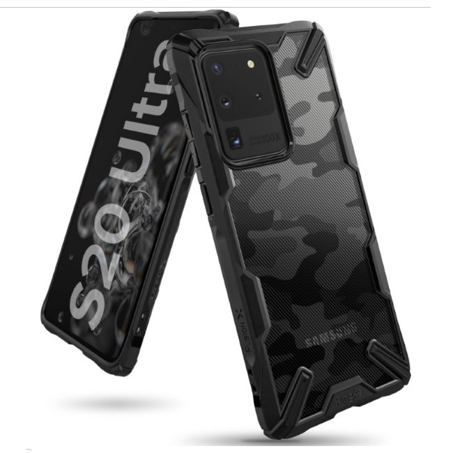Ellenálló tok RINGKE FUSION X Samsung Galaxy S20 Ultra - G988F, Black