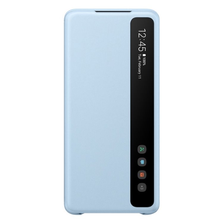 Tok Clear View Cover for Samsung Galaxy S20 Plus, sky blue