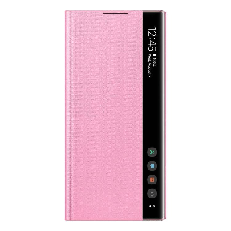 Tok Samsung Clear View Cover EF-ZN970CPE for Samsung Galaxy Note 10 - N970F, Pink