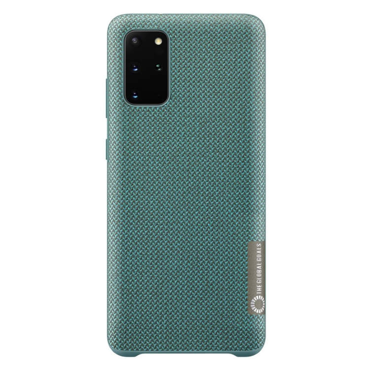 Kvadrat Cover tok Samsung Galaxy S20 Plus számára, zöld