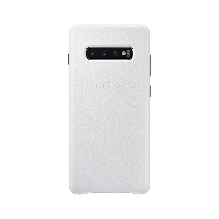 Tok Samsung Leather Cover EF-VG975LWE Samsung Galaxy S10 Plus - G975F, White