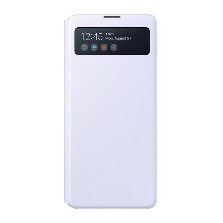 Tok Samsung S-View Wallet Cover EF-EN770PWE for Samsung Galaxy Note 10 Lite - N770F, White