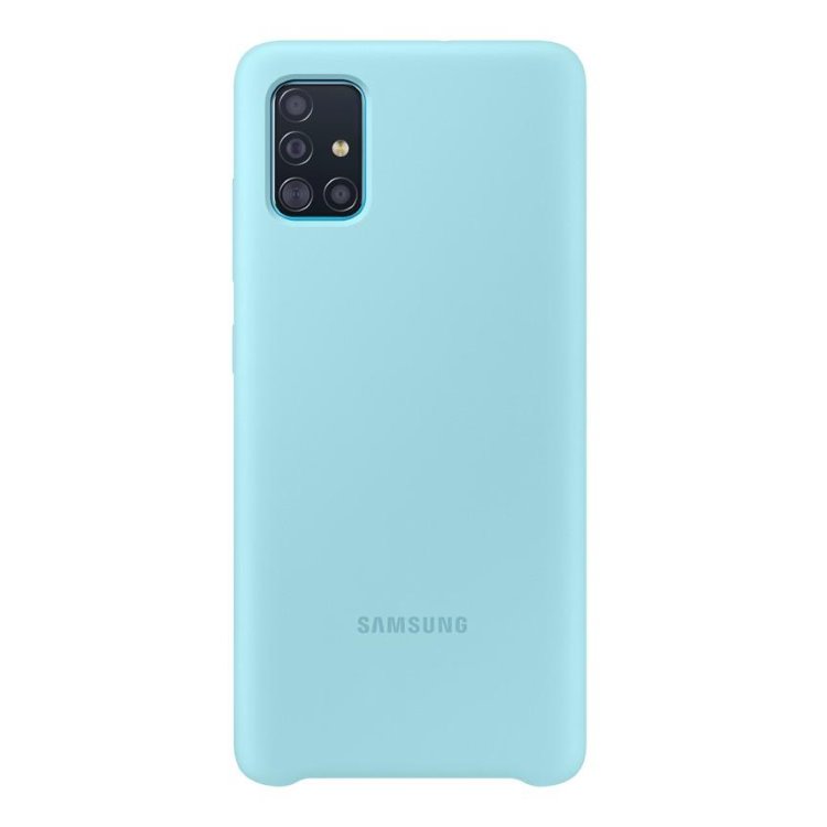 Tok Samsung Silicone Cover EF-PA515TLE Samsung Galaxy A51 - A515F, Blue