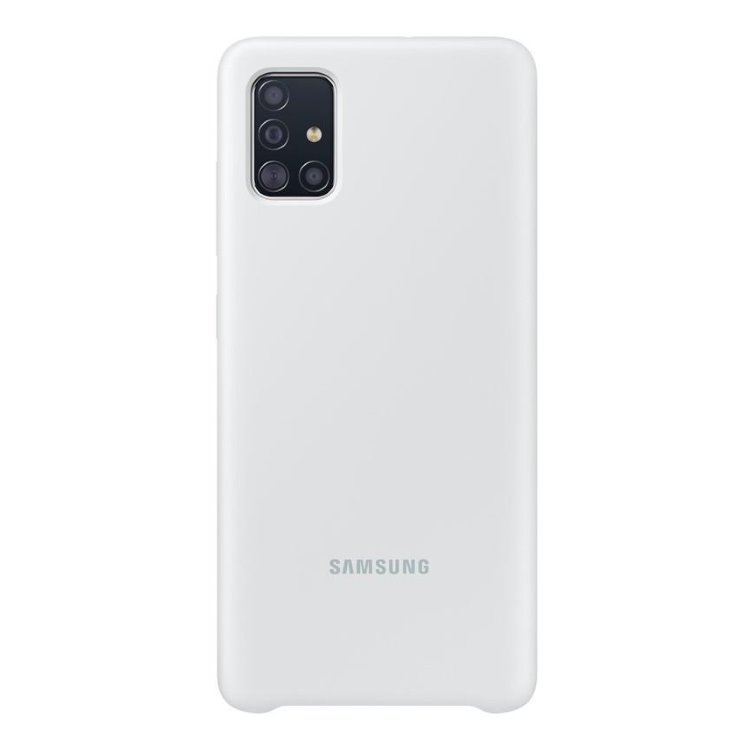 Tok Samsung Silicone Cover EF-PA515TWE for Samsung Galaxy A51 - A515F, White