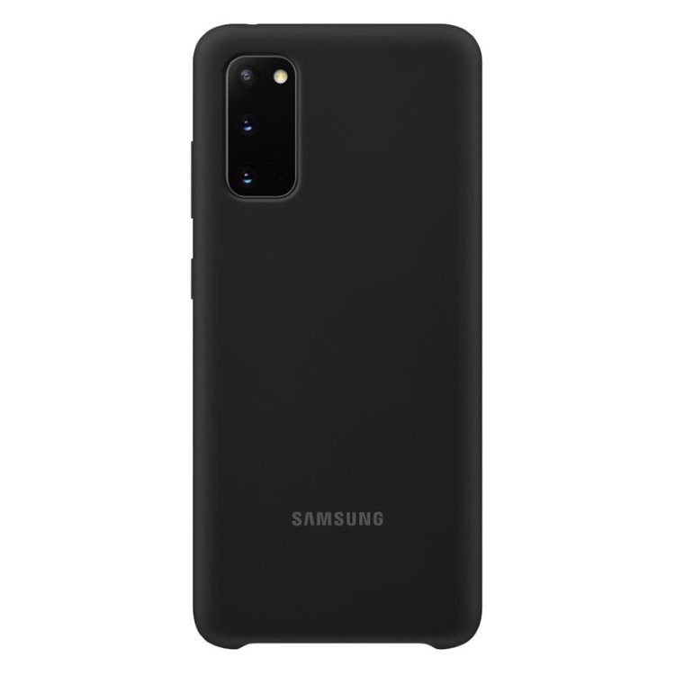 Tok Samsung Silicone Cover EF-PG980TBE Samsung Galaxy S20 - G980F, Black
