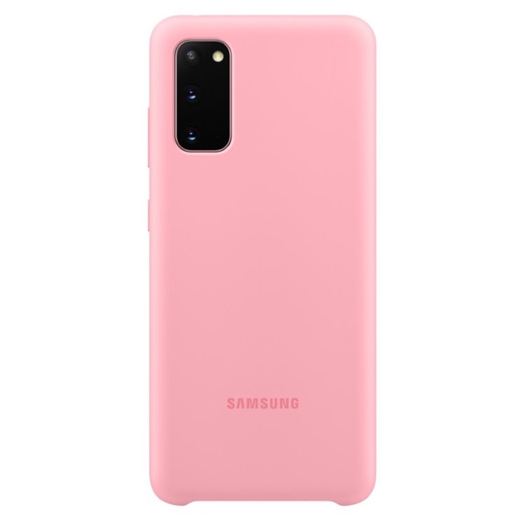 Tok Samsung Silicone Cover EF-PG980TPE Samsung Galaxy S20 - G980F, Pink