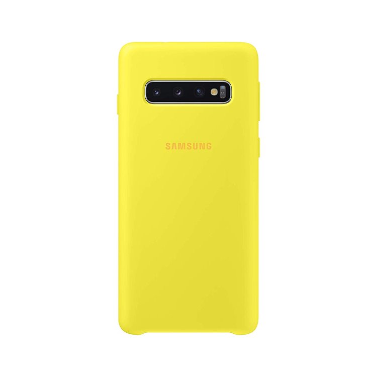 Tok Samsung Silicone Cover EF-PG973TYE Samsung Galaxy S10 - G973F, Yellow