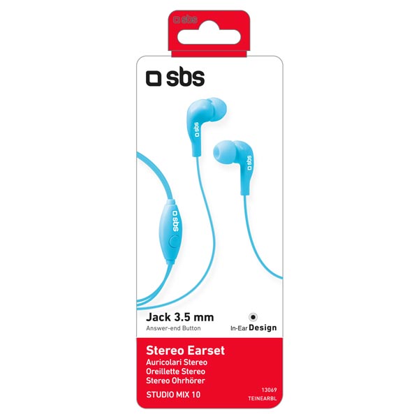 SBS Studio Mix 10 headset, blue