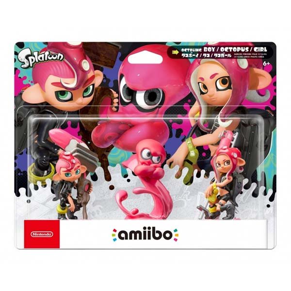 amiibo Octoling 3-pack (Splatoon Boy, Octopus and Girl) amiibo Octoling 3-pack (Splatoon Boy, Octopus and Girl)