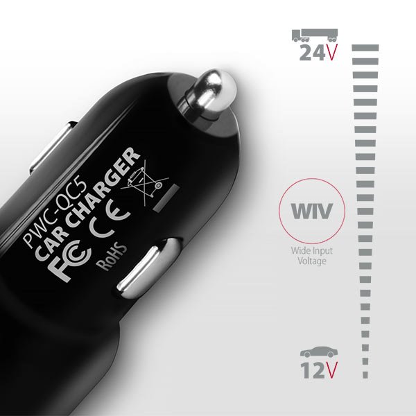 Autós töltő AXAGON PWC-QC5 QuickCharge 3.0 - 31W, Fekete Autós töltő AXAGON PWC-QC5 QuickCharge 3.0 - 31W, Fekete
