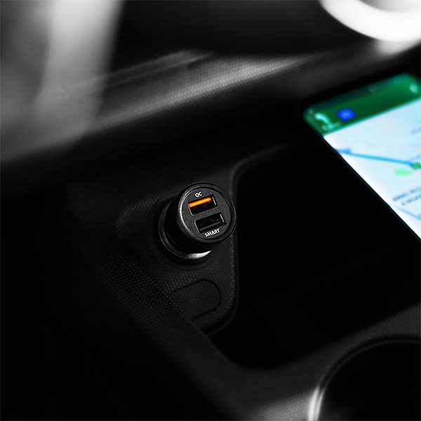 Autós töltő AXAGON PWC-QC5 QuickCharge 3.0 - 31W, Fekete Autós töltő AXAGON PWC-QC5 QuickCharge 3.0 - 31W, Fekete
