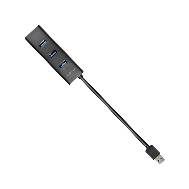 AXAGON HUE-S2B 4x USB 3.0 hub gyorstöltés támogatással
