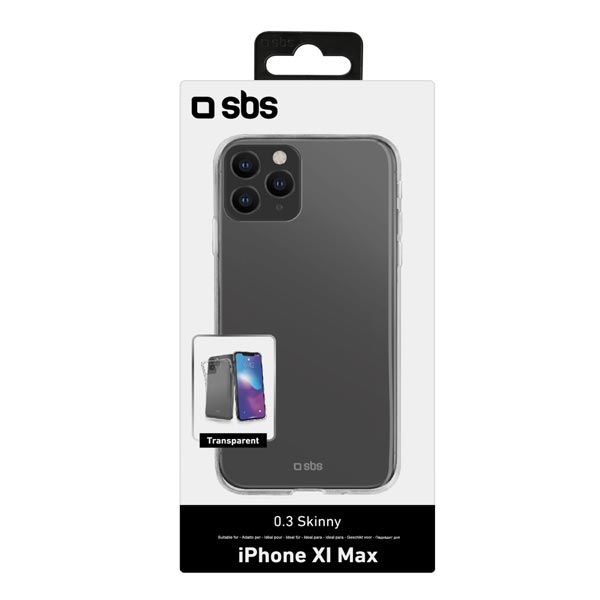 SBS Skinny Cover for iPhone 11 Pro Max, átlátszó