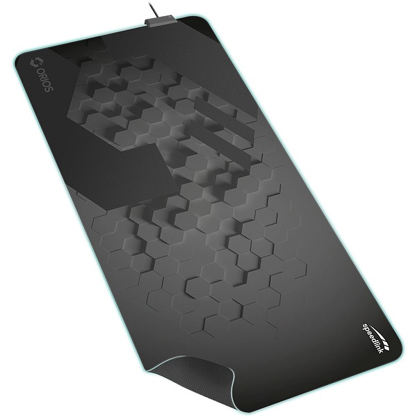 Egérpad Speedlink Orios LED XL Gaming Mousepad Soft, black