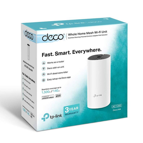 TP-Link AC1200 hálózati Wi-Fi rendszer teljes háztartás számára Deco E4 TP-Link AC1200 hálózati Wi-Fi rendszer teljes háztartás számára Deco E4