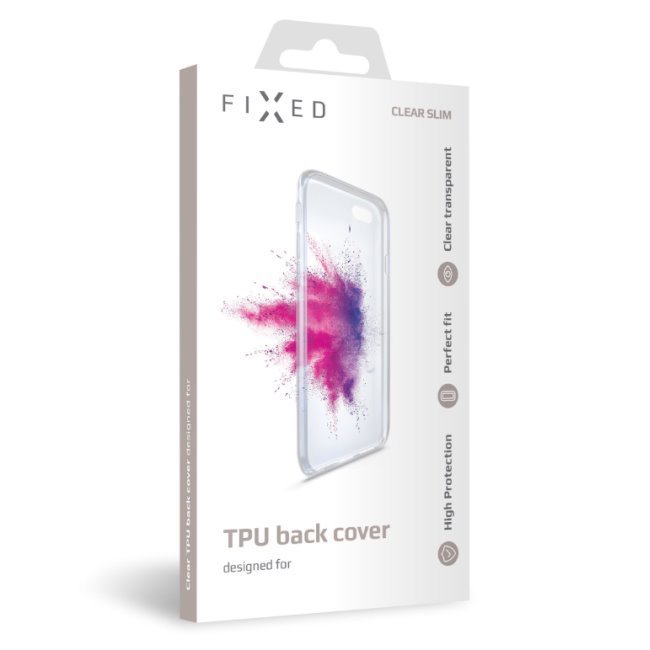 FIXED TPU Tok for Apple iPhone 12 Pro Max, tiszta FIXED TPU Tok for Apple iPhone 12 Pro Max, tiszta