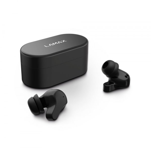 LAMAX Taps1, vezeték nélküli fülhallgató, fekete
