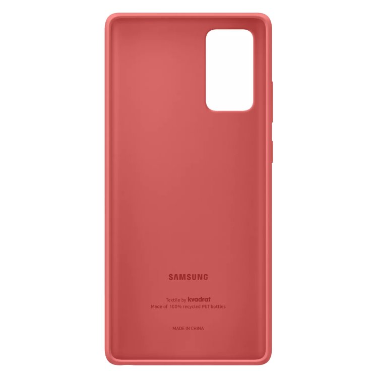 Samsung Kvadrat Cover EF-XN980FRE tok Samsung Galaxy Note 20 számára - N980F, piros