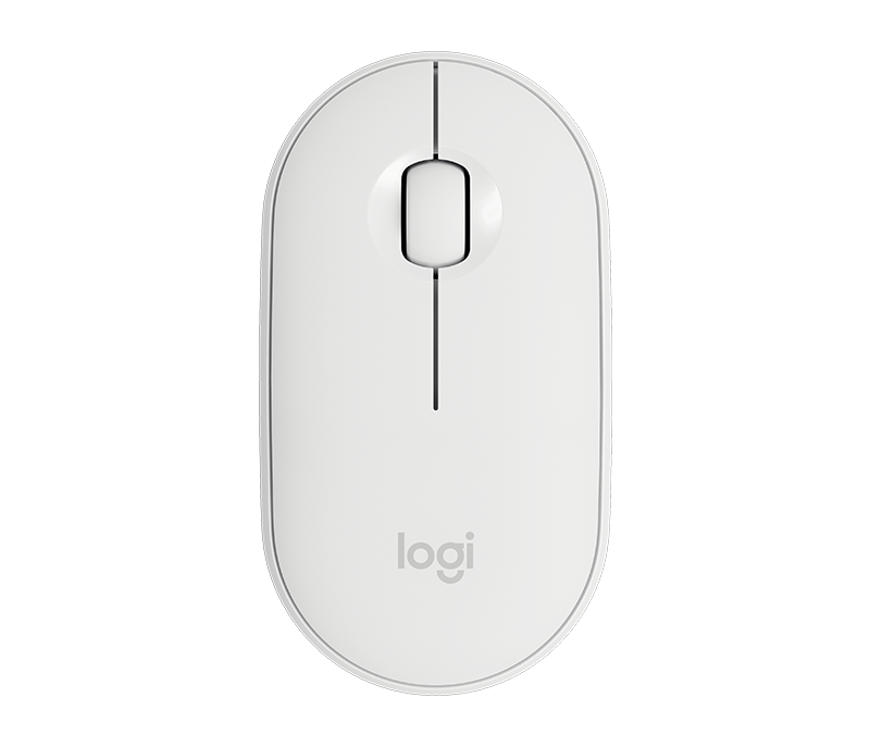 Logitech M350 Pebble Vezeték nélküli egér, fehér