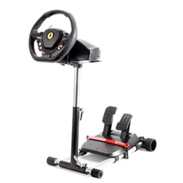 Wheel Stand Pro DELUXE V2, állvány Versenykormány és pedálok számára Thrustmaster SPIDER, T80/T100,T150,F458/F430, fekete