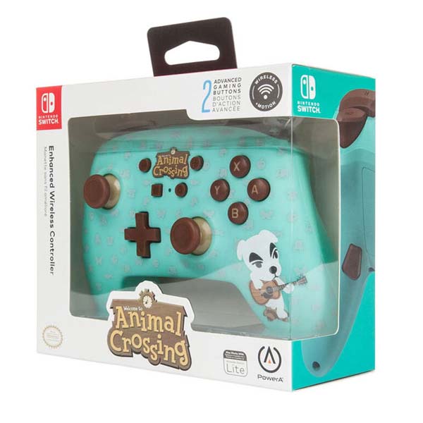Vezeték nélküli vezérlő PowerA Enhanced Nintendo Switch számára, Animal Crossing K.K. Slider