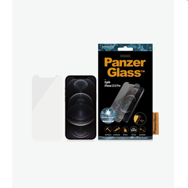 Védőüveg PanzerGlass Standard Fit AB  Apple iPhone 12/12 Pro, clear