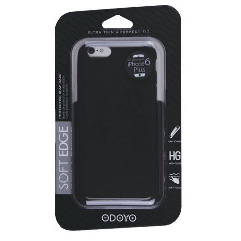 Odoyo tok Soft Edge for iPhone 6 Plus/6s Plus, graphite black Odoyo tok Soft Edge for iPhone 6 Plus/6s Plus, graphite black