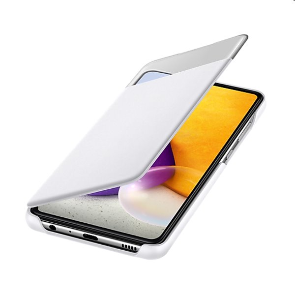 S View Cover tok Samsung Galaxy A72 számára - A725F, fehér (EF-EA725PW)