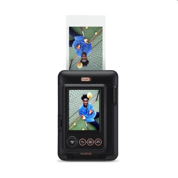 Fényképezőgép Fujifilm Instax Mini LiPlay, fekete